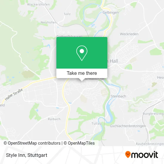 Style Inn map
