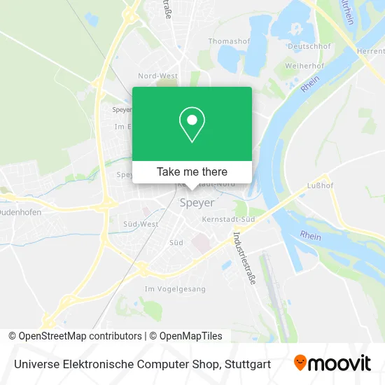 Universe Elektronische Computer Shop map