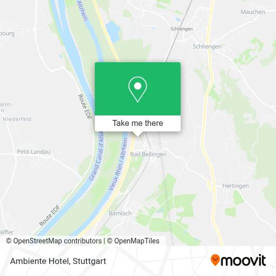Hotel Ambiente map