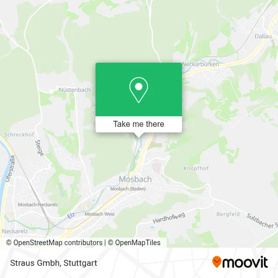 Straus Gmbh map