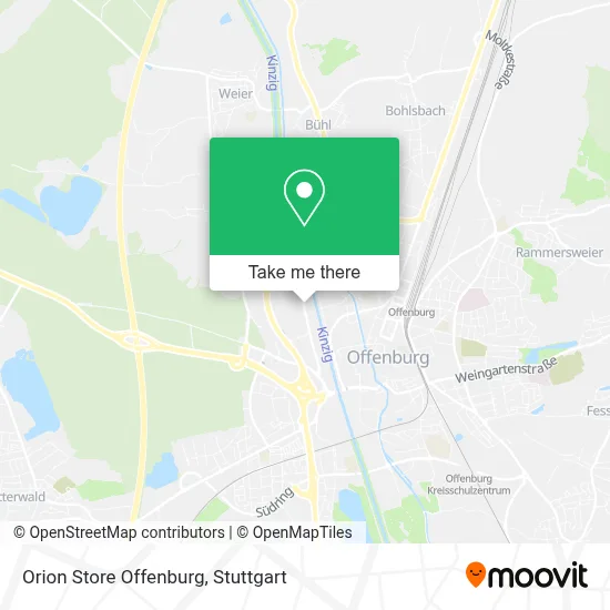 Orion Store Offenburg map