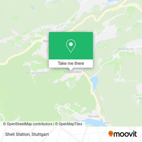 Shell Station map