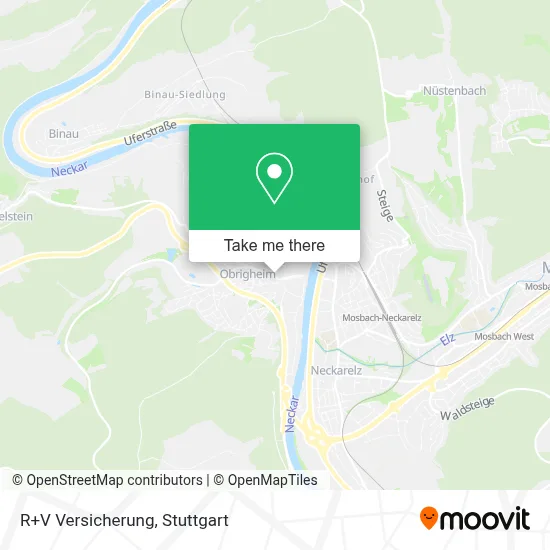 R+V Versicherung map