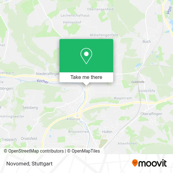 Novomed map