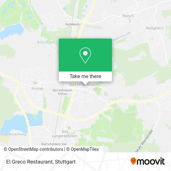 Restaurant El Greco map