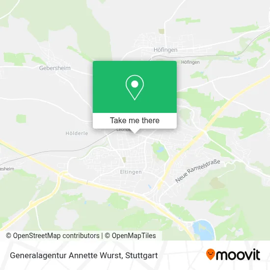 Generalagentur Annette Wurst map