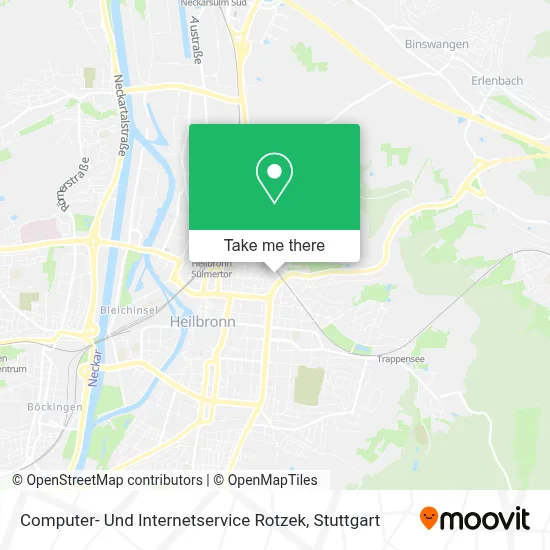 Computer- Und Internetservice Rotzek map