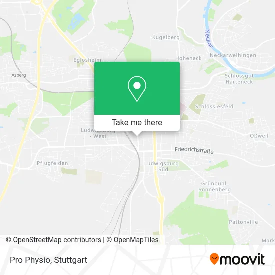 Pro Physio map