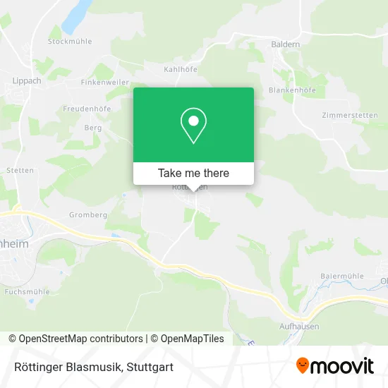 Röttinger Blasmusik map