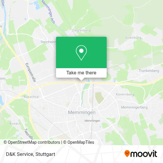 D&K Service map