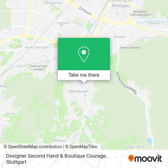 Designer Second Hand & Boutique Courage map