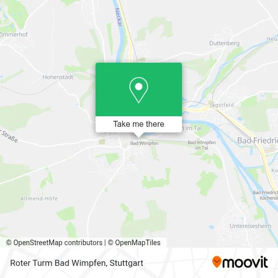 Roter Turm Bad Wimpfen map