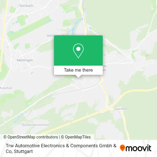Trw Automotive Electronics & Components Gmbh & Co map