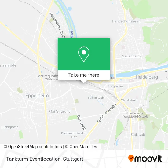 Tankturm Eventlocation map