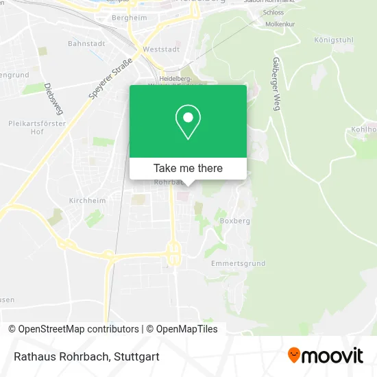 Rathaus Rohrbach map