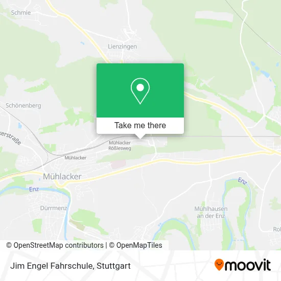 Jim Engel Fahrschule map