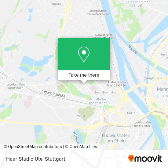 Haar-Studio Ute map