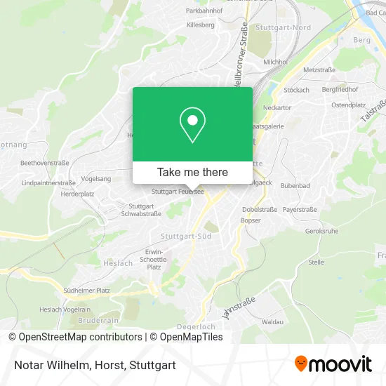 Notar Wilhelm, Horst map