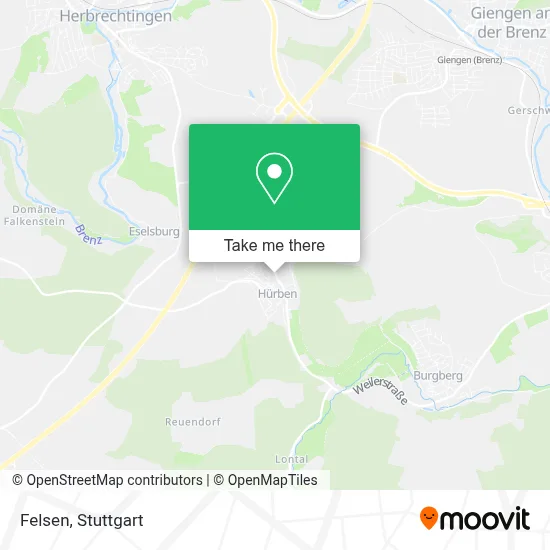 Felsen map