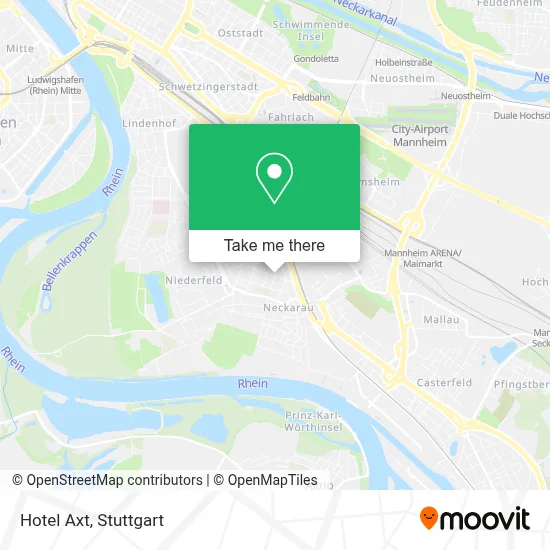 Hotel Axt map