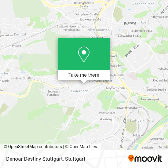 Denoar Destiny Stuttgart map