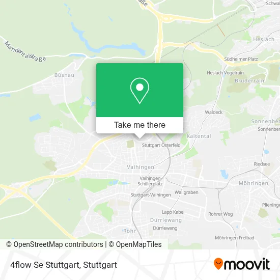 4flow Se Stuttgart map