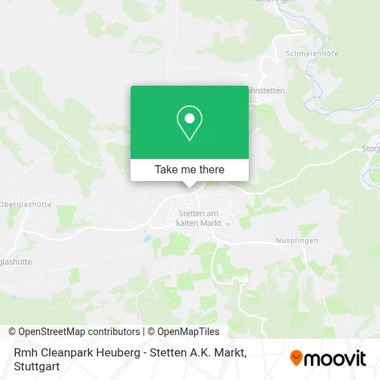 Rmh Cleanpark Heuberg - Stetten A.K. Markt map