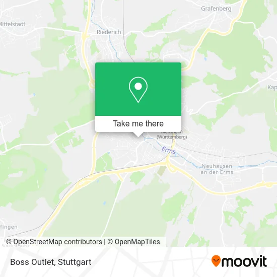 Boss Outlet map
