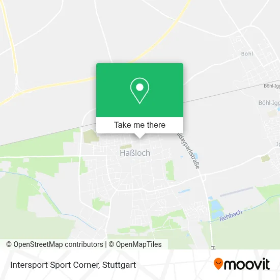 Intersport Sport Corner map