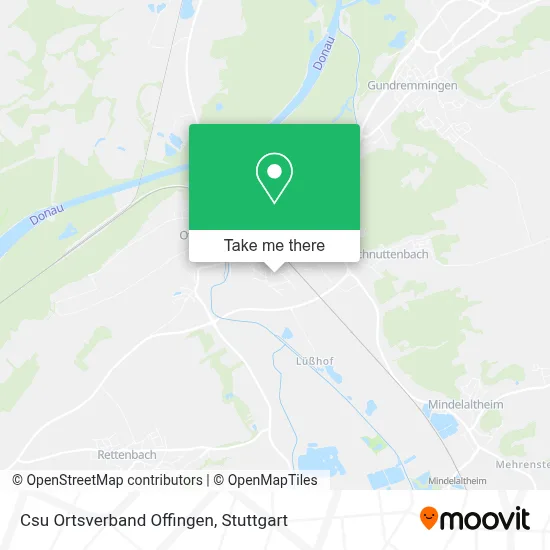 Csu Ortsverband Offingen map