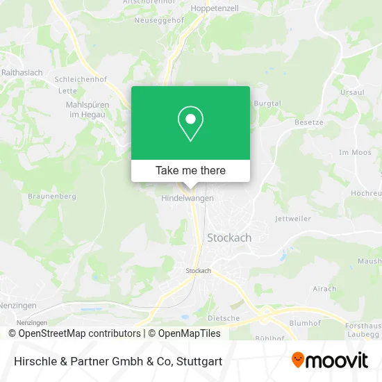 Hirschle & Partner Gmbh & Co map