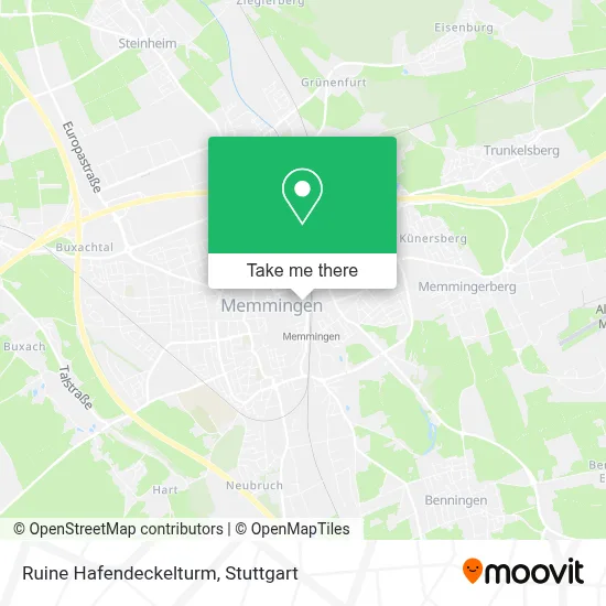 Ruine Hafendeckelturm map