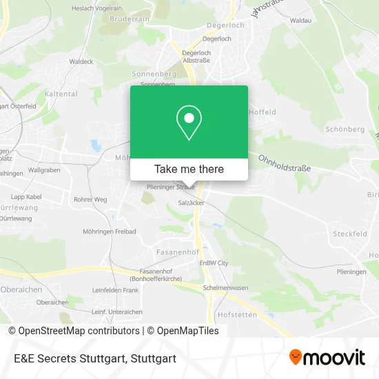 E&E Secrets Stuttgart map