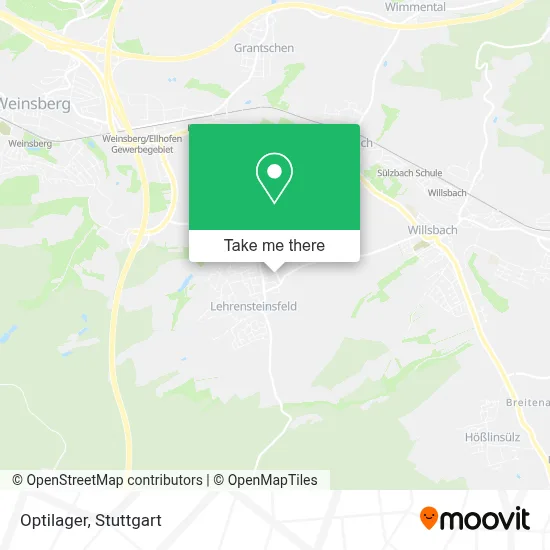 Optilager map