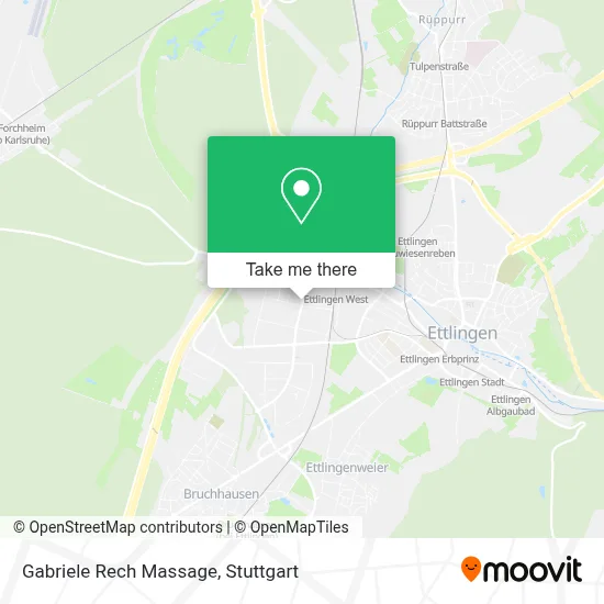 Gabriele Rech Massage map