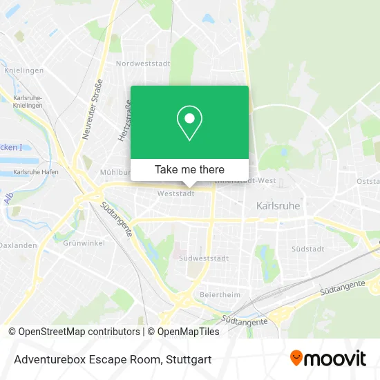 Adventurebox Escape Room map