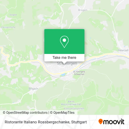 Ristorante Italiano Rossbergschanke map
