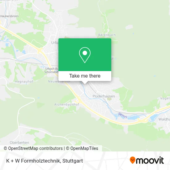 K + W Formholztechnik map