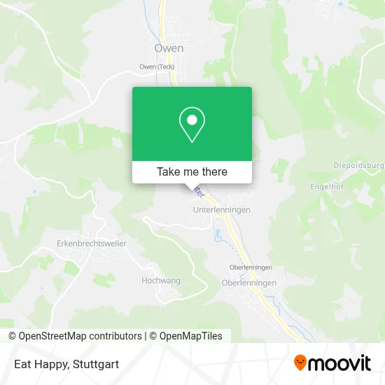 Eat Happy map