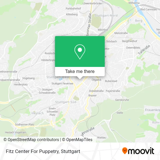 Fitz Center For Puppetry map
