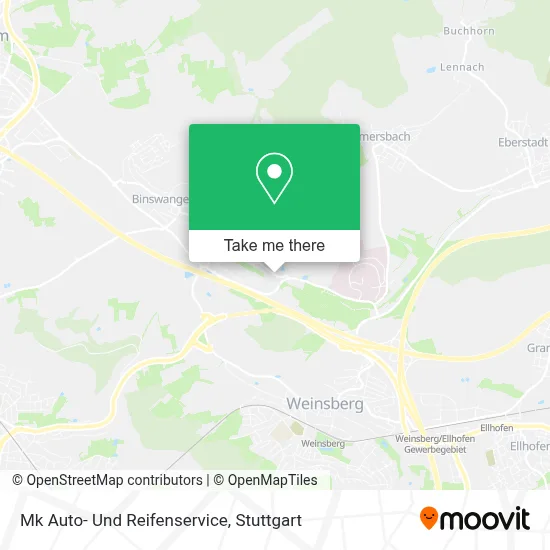 Mk Auto- Und Reifenservice map
