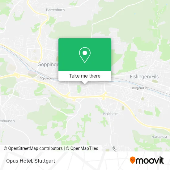 Opus Hotel map