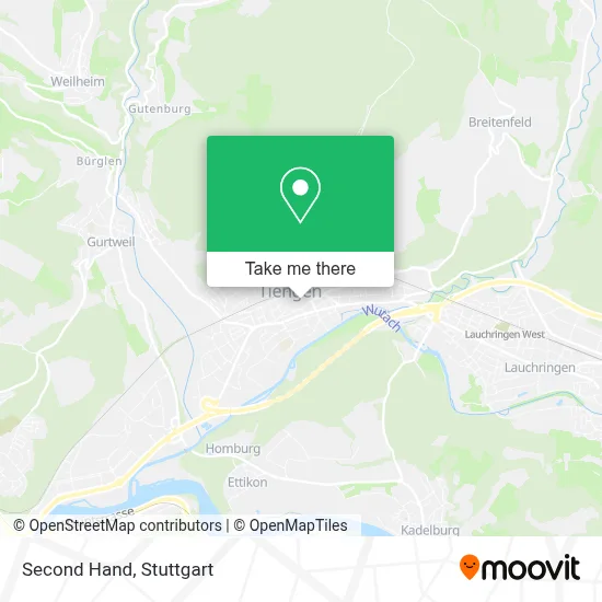 Second Hand map