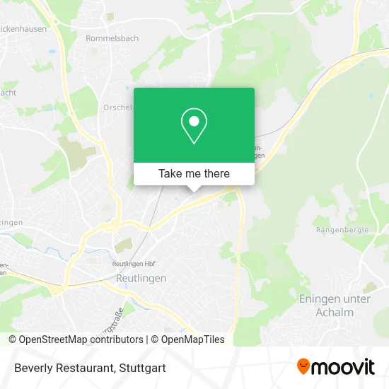 Restaurant Beverly map