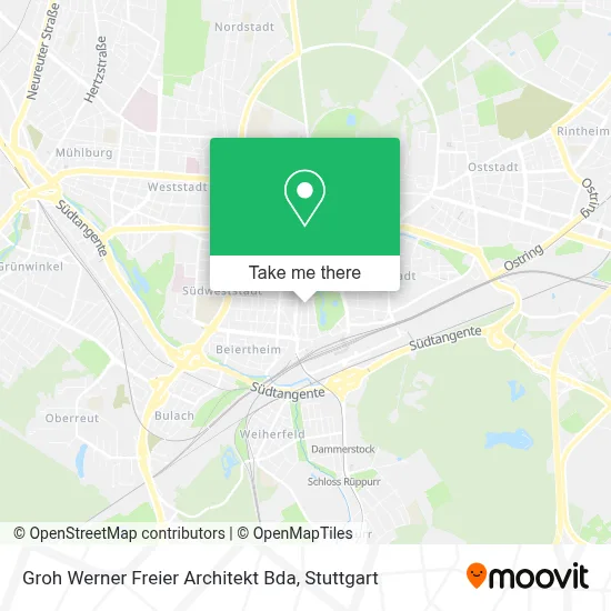 Groh Werner Freier Architekt Bda map