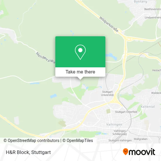 H&R Block map