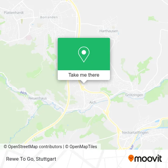 Rewe To Go map