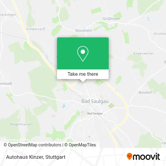 Autohaus Kinzer map