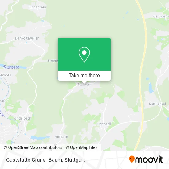 Gaststatte Gruner Baum map