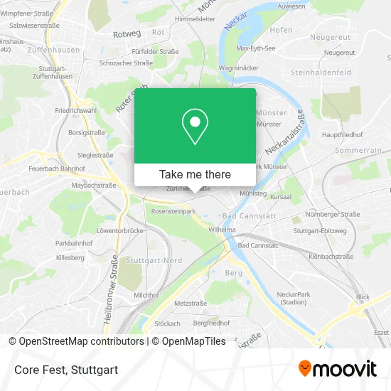 Core Fest map